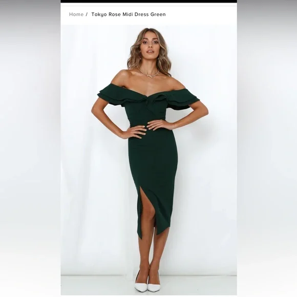 hello molly green dress hidden figures in forest Dresses | Hello Molly Midi
